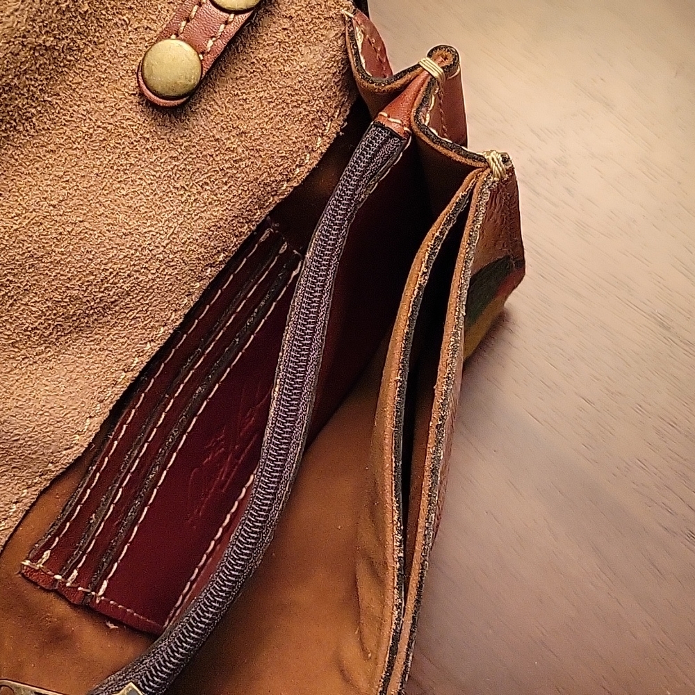 PATRICIA NASH FLORAL LEATHER SMALL CROSSBODY BAG - Picture 6 of 12